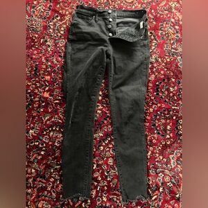 Madewell black buttonfly sz 28